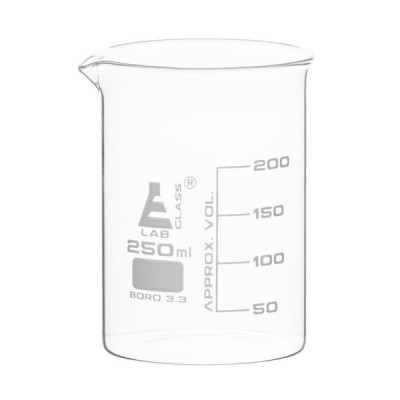 Eisco™ Beakers, Low Form, Spouted and graduated, Borosilicate Glass